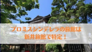 【プロミスシンデレラ】旅館のロケ地は伊豆修善寺温泉「新井旅館」で特定！目撃情報まとめ